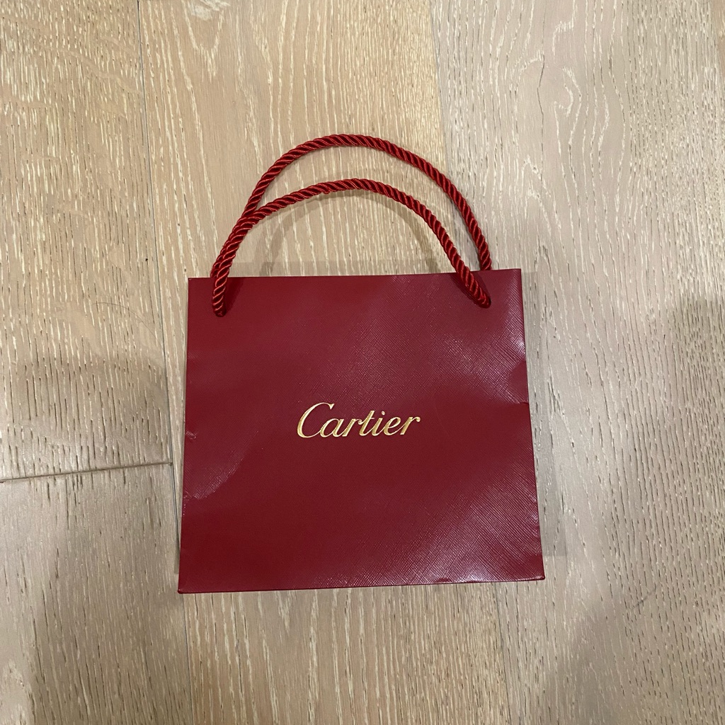 Authentic Cartier Shopping Bag